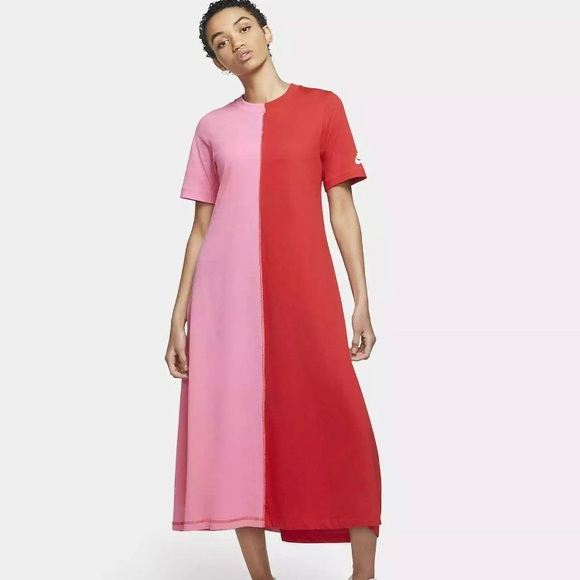 red nike dress